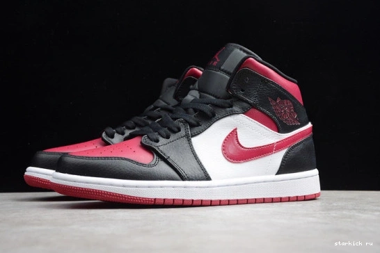 Bred 1 Air 554724-066 554724-066  Toe Mid Jordan 1004